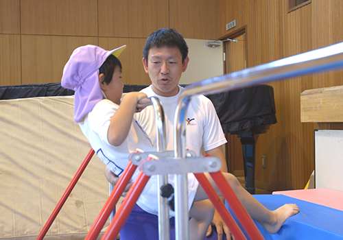 体操の先生による体育指導